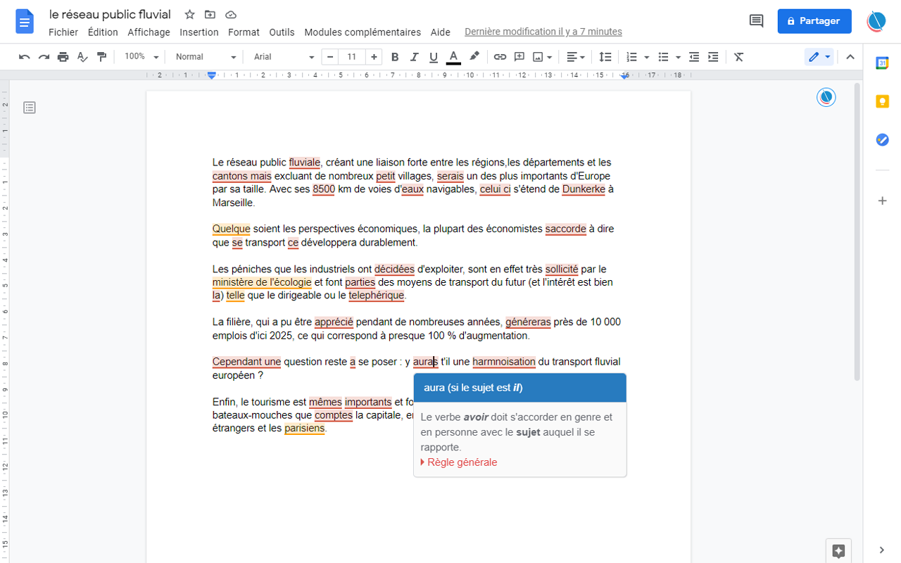 Scribens : correcteur d'orthographe puissant chrome谷歌浏览器插件_扩展第1张截图