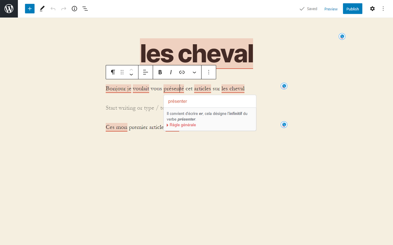 Scribens : correcteur d'orthographe puissant chrome谷歌浏览器插件_扩展第3张截图