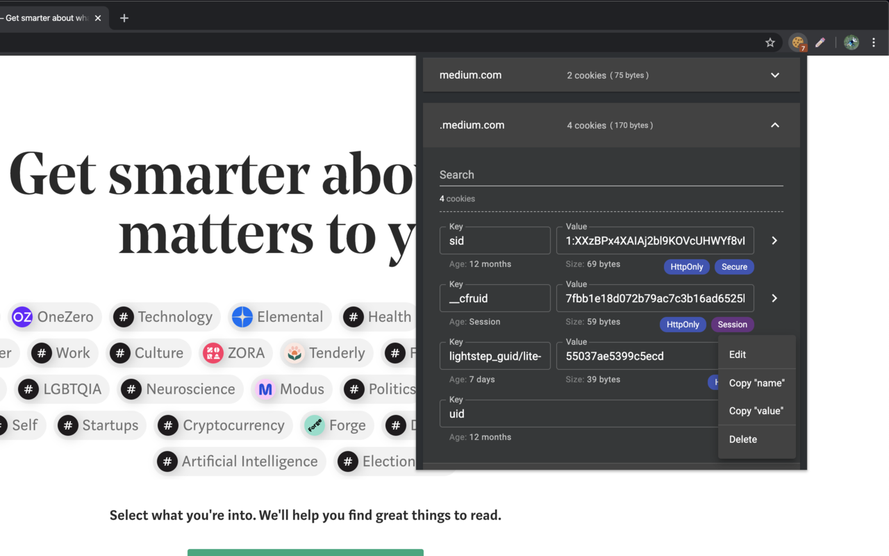 Easy Cookie Editor chrome谷歌浏览器插件_扩展第1张截图