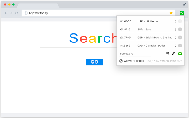 Currency Converter PRO chrome谷歌浏览器插件_扩展第1张截图