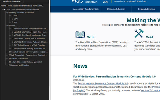 HeadingsMap chrome谷歌浏览器插件_扩展第2张截图