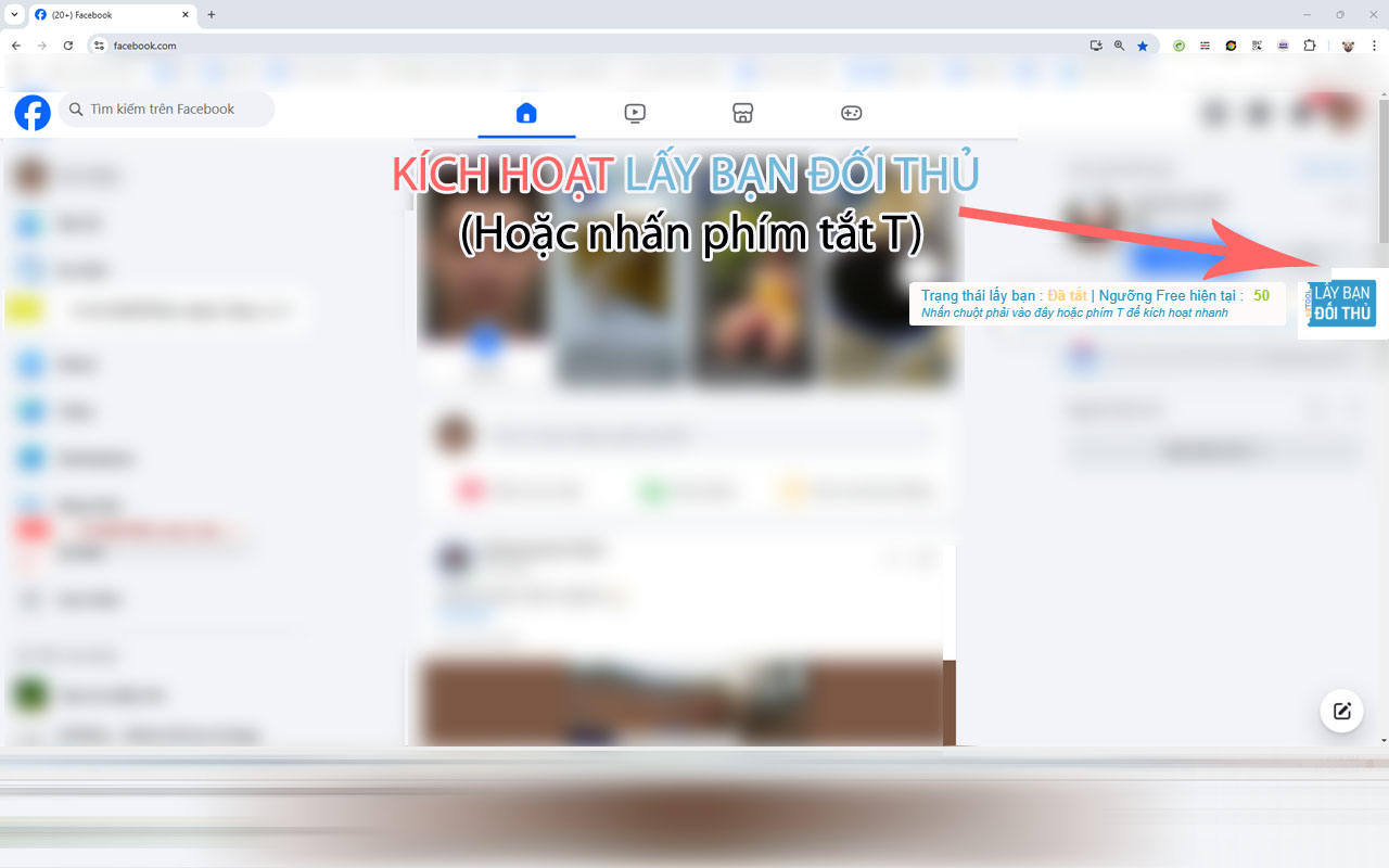 2TOOL - Auto Lấy Bạn Đối Thủ trên facebook chrome谷歌浏览器插件_扩展第3张截图