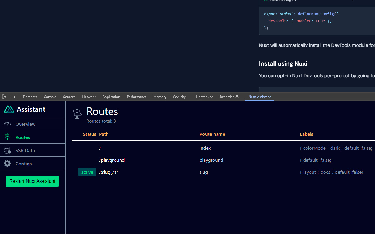 Nuxt Assistant chrome谷歌浏览器插件_扩展第1张截图
