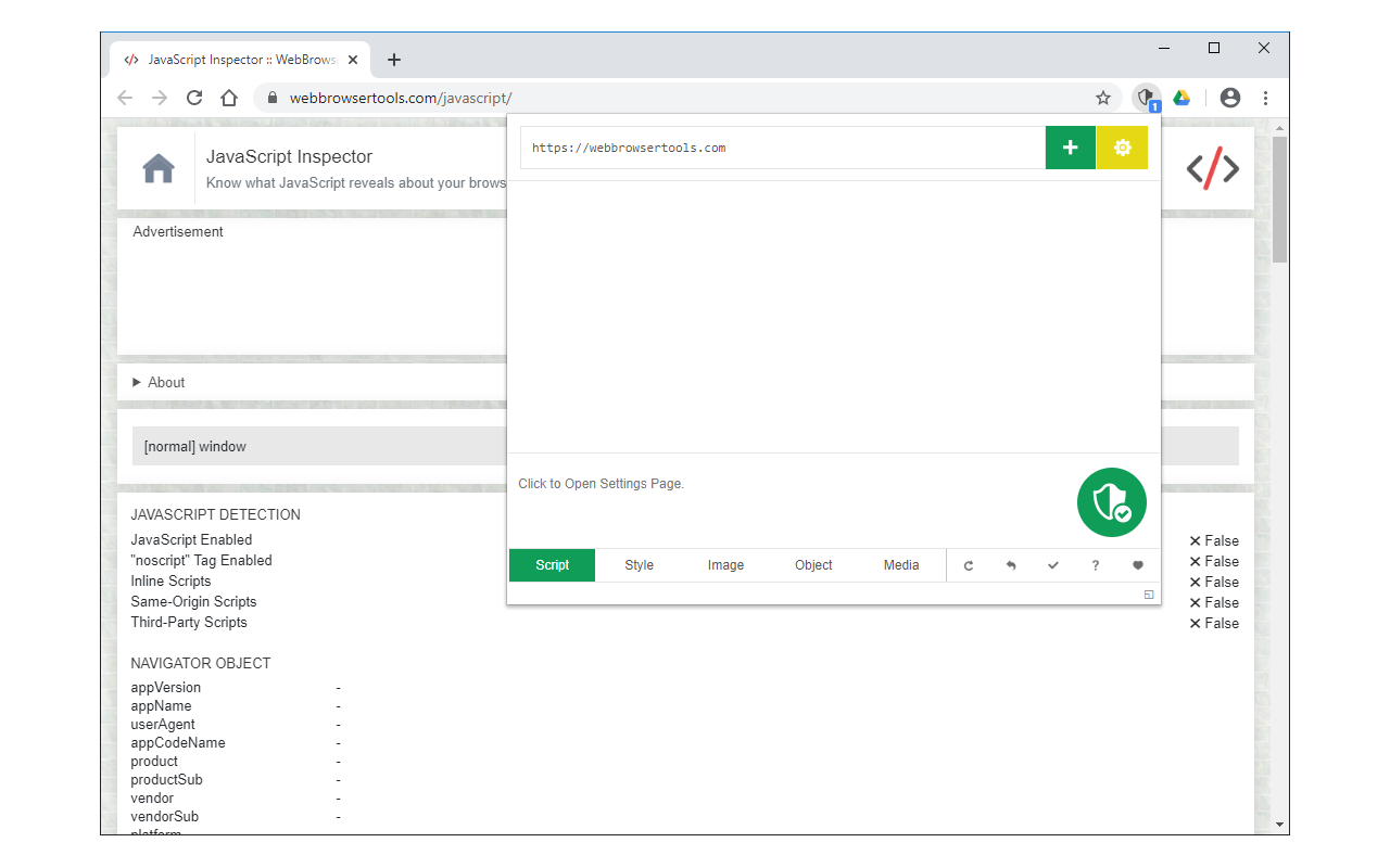 No-Script Suite Lite chrome谷歌浏览器插件_扩展第2张截图
