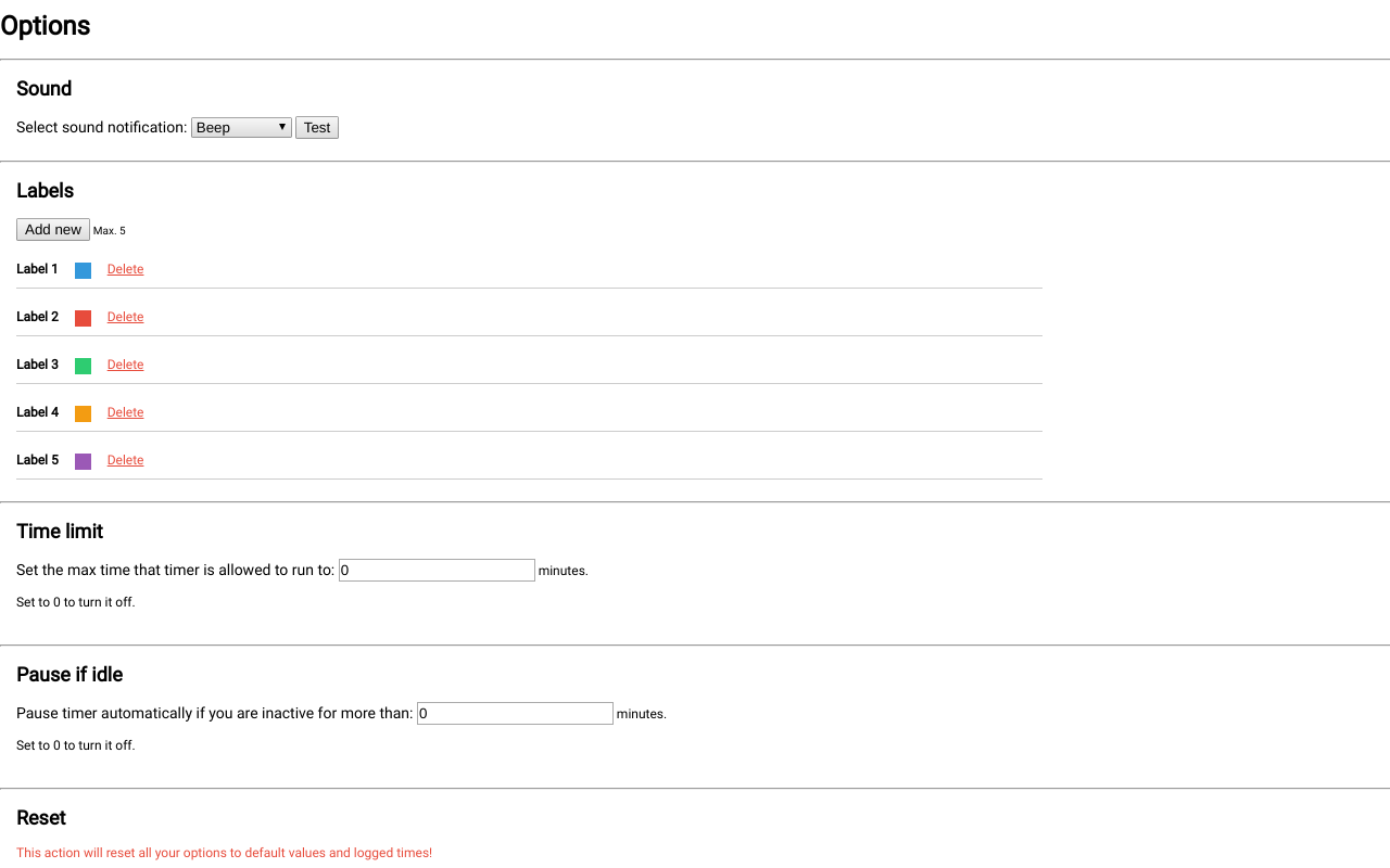 Kronos Timer chrome谷歌浏览器插件_扩展第1张截图
