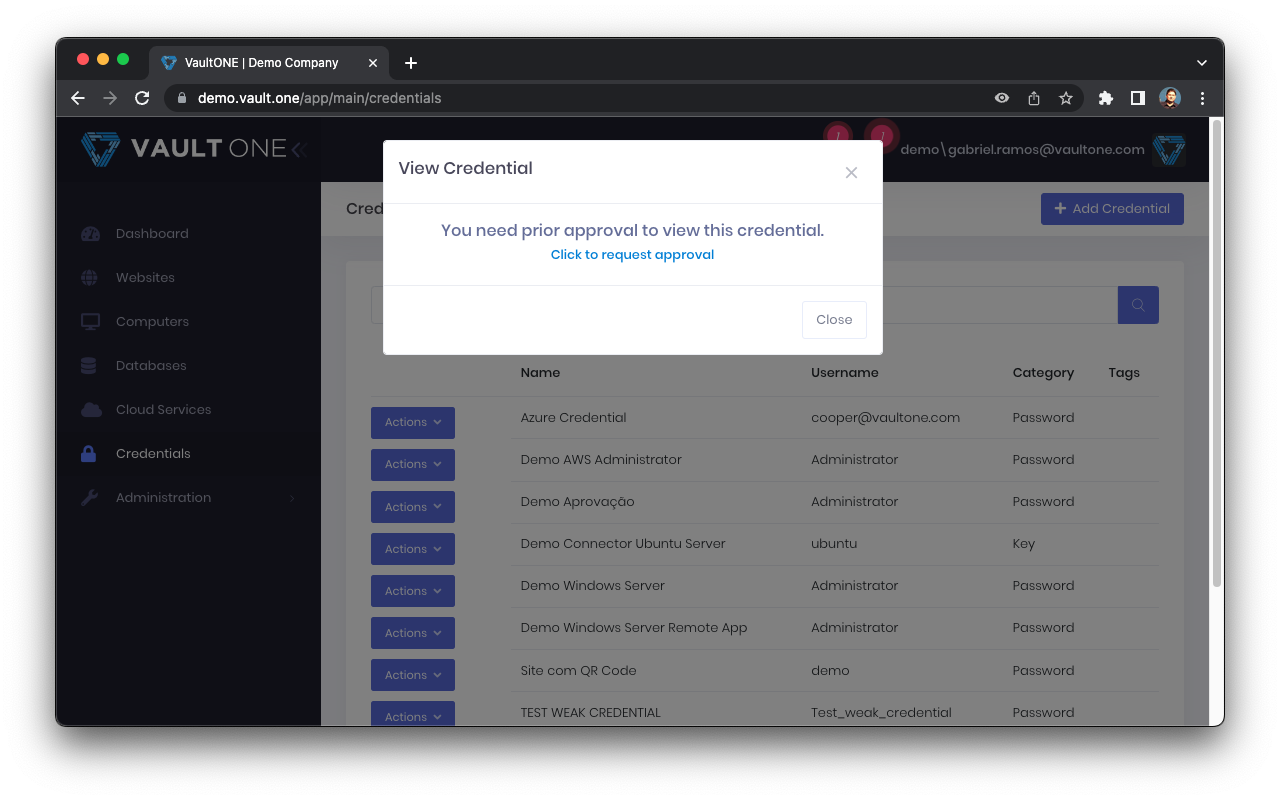 VaultOne Extension chrome谷歌浏览器插件_扩展第1张截图