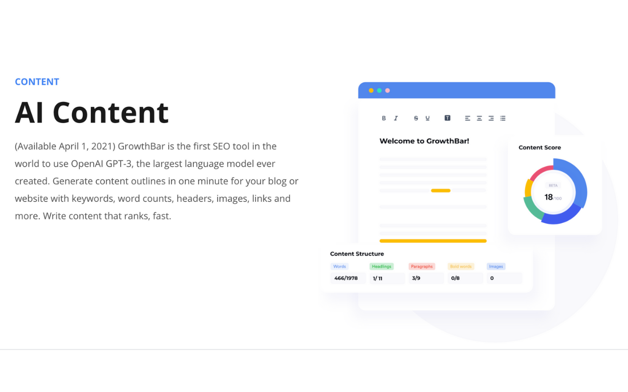 GrowthBar chrome谷歌浏览器插件_扩展第2张截图