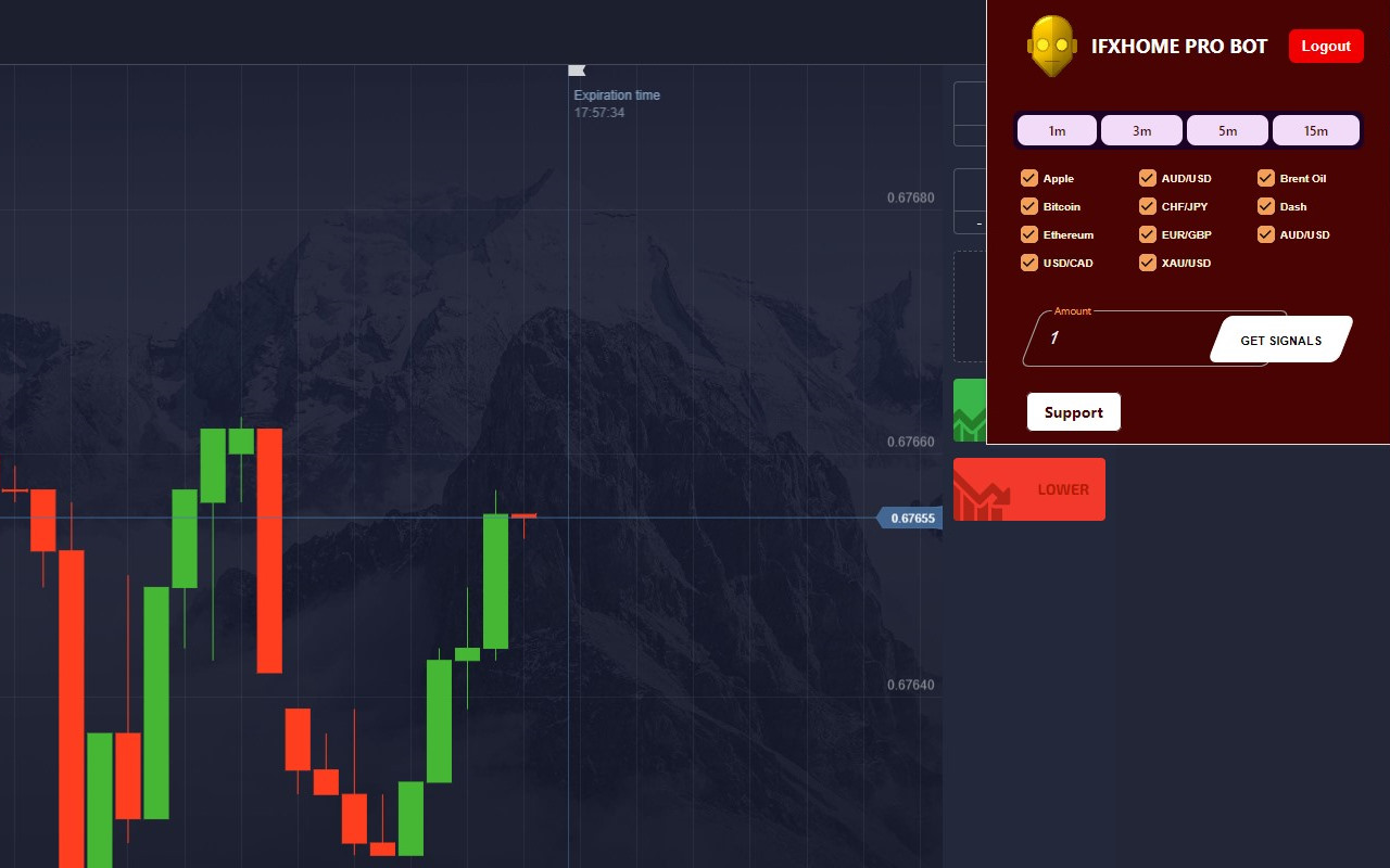 PocketOption - VIP BOT - IFXHOME Trader chrome谷歌浏览器插件_扩展第2张截图
