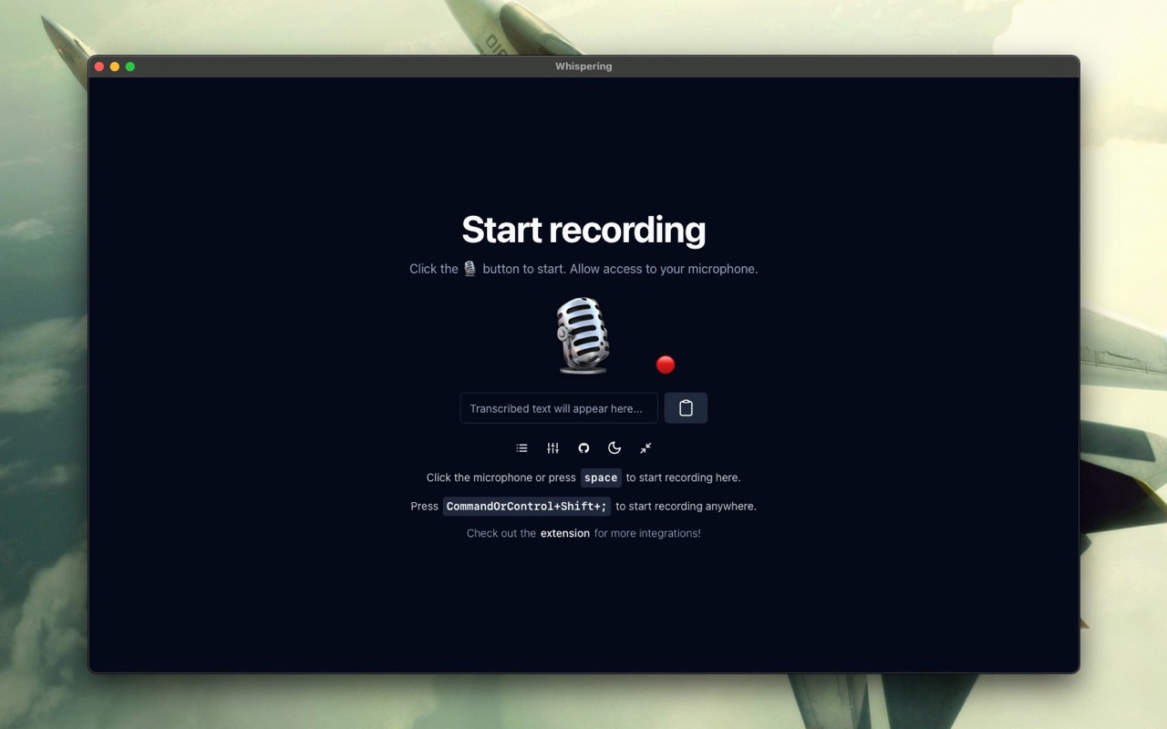Whispering chrome谷歌浏览器插件_扩展第1张截图