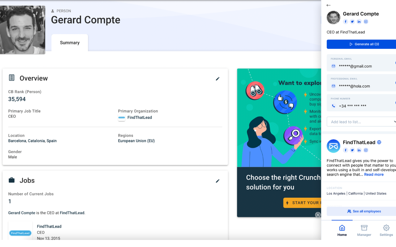 FindThatLead 2.0 chrome谷歌浏览器插件_扩展第2张截图