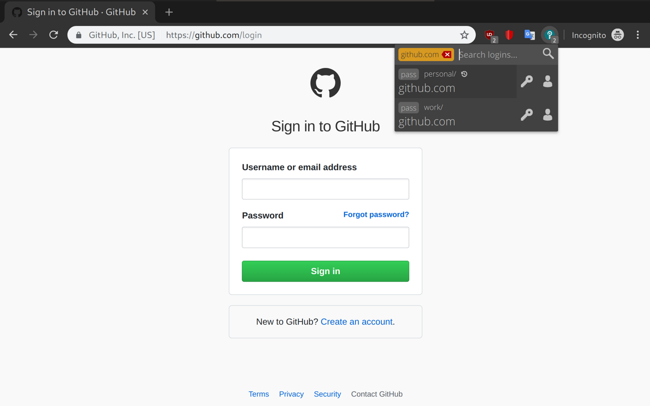 Browserpass chrome谷歌浏览器插件_扩展第1张截图