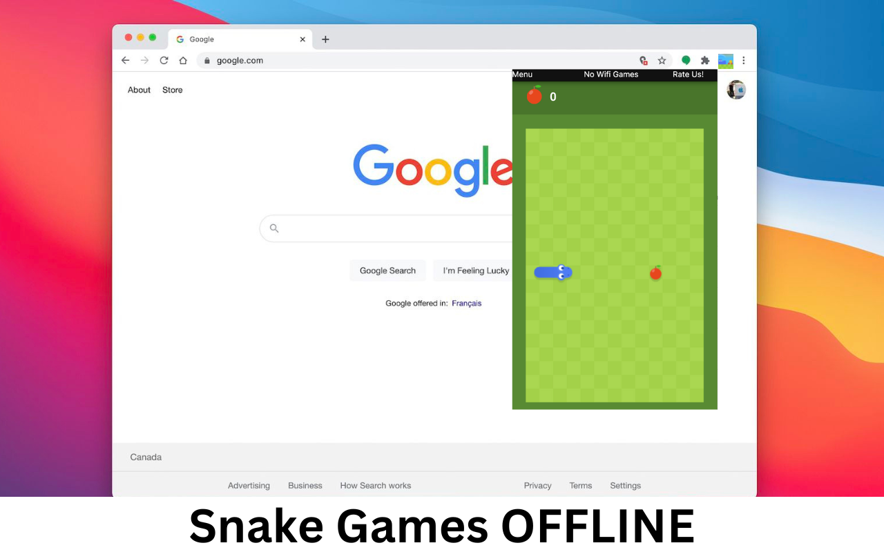 Snake chrome谷歌浏览器插件_扩展第2张截图