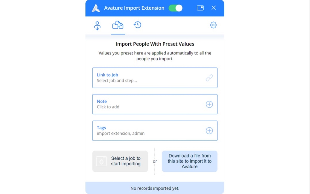 Avature Import Extension chrome谷歌浏览器插件_扩展第3张截图