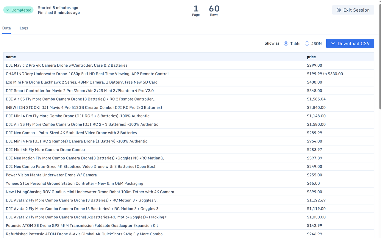 DataGrab chrome谷歌浏览器插件_扩展第2张截图