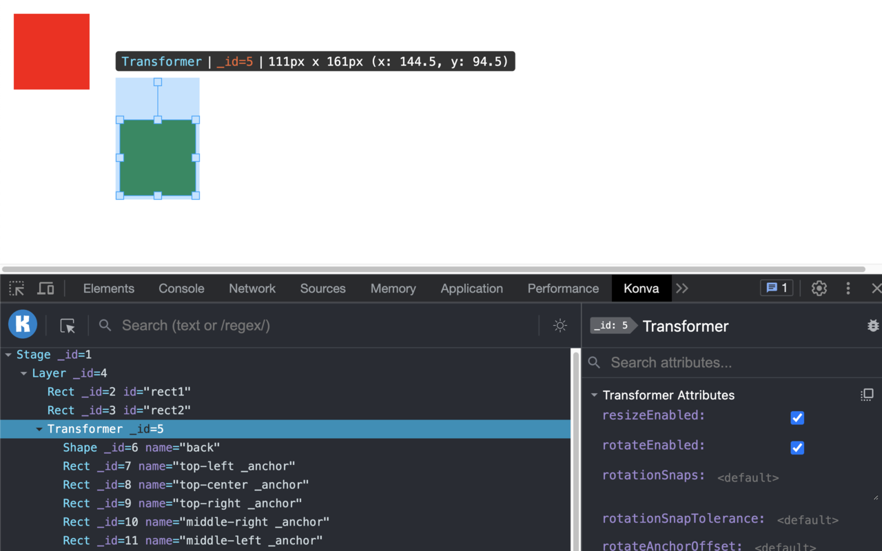 KonvaJS Devtools chrome谷歌浏览器插件_扩展第3张截图