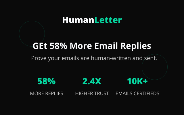 HumanLetter: Certify Your Human Touch. chrome谷歌浏览器插件_扩展第2张截图
