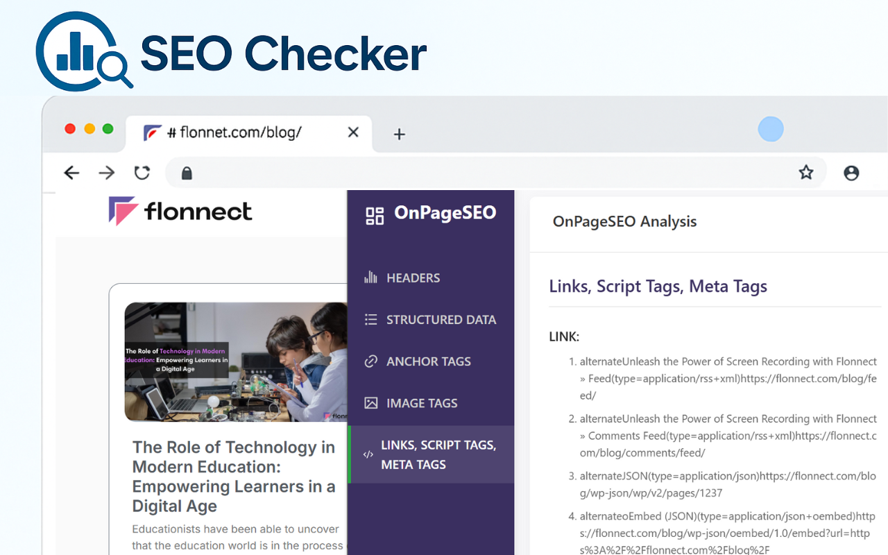 SEO Checker chrome谷歌浏览器插件_扩展第3张截图