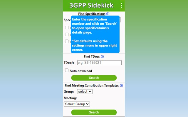 3GPP Sidekick chrome谷歌浏览器插件_扩展第3张截图