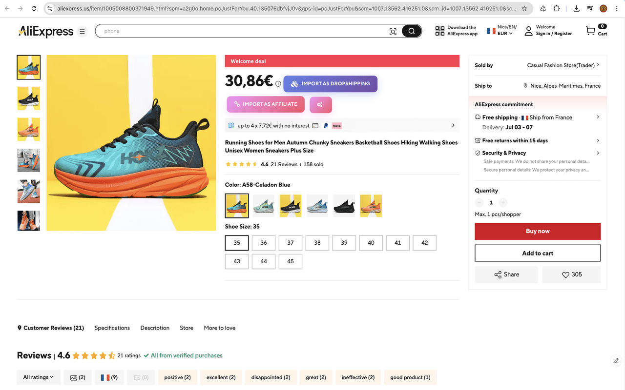 Sharkdropship & Affiliate for AliExpress & WooCommerce chrome谷歌浏览器插件_扩展第2张截图