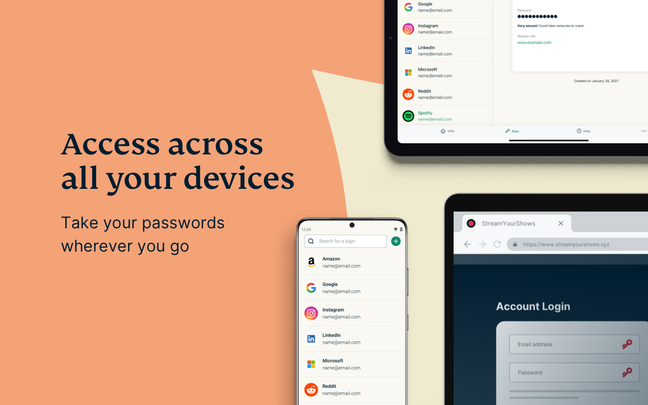 Express Keys: Password Manager chrome谷歌浏览器插件_扩展第1张截图