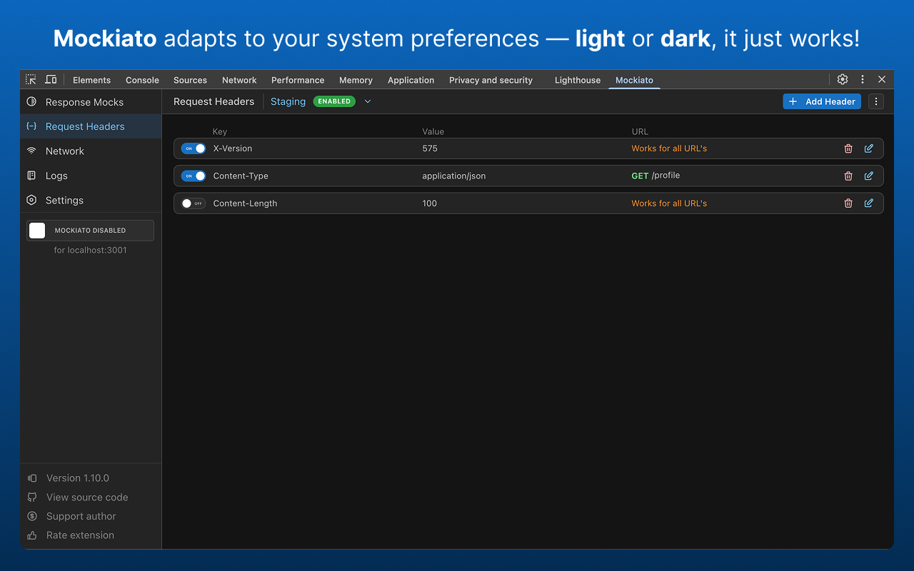 Mockiato — Free API Testing & Mocking Tool chrome谷歌浏览器插件_扩展第1张截图