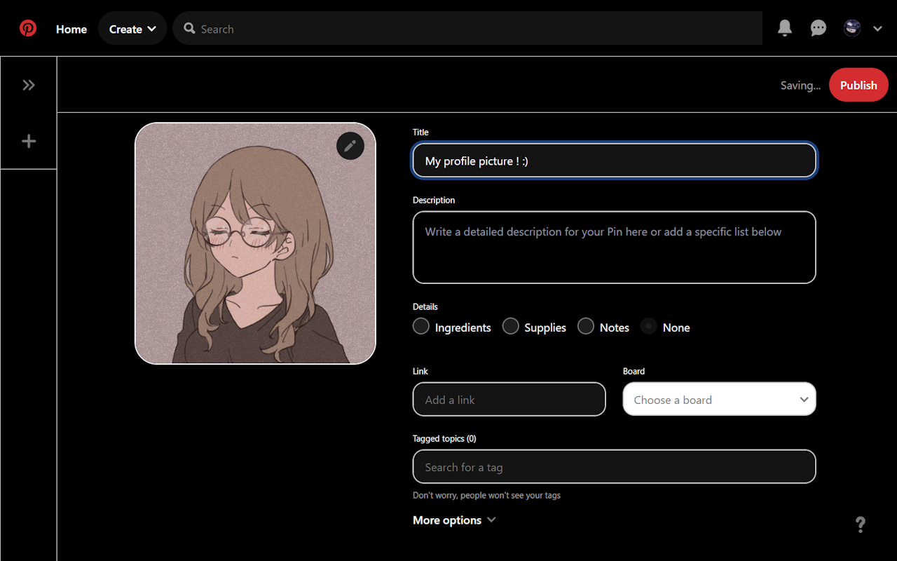 Pinterest DARK THEME chrome谷歌浏览器插件_扩展第2张截图