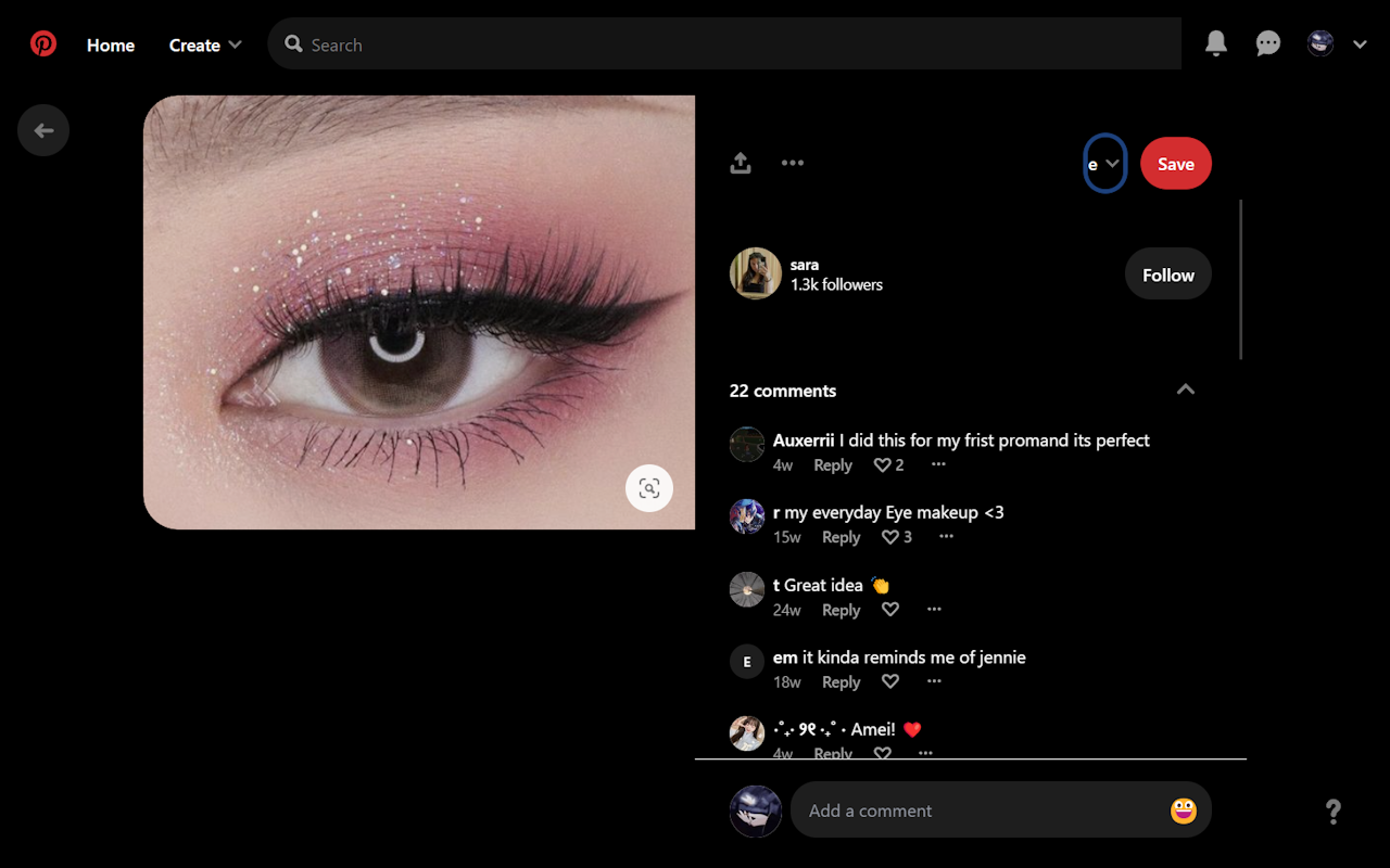 Pinterest DARK THEME chrome谷歌浏览器插件_扩展第4张截图