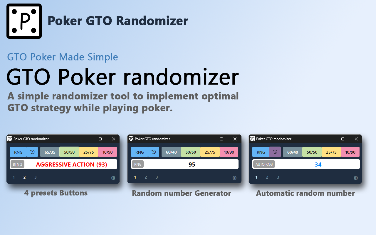 Poker GTO Randomizer chrome谷歌浏览器插件_扩展第2张截图