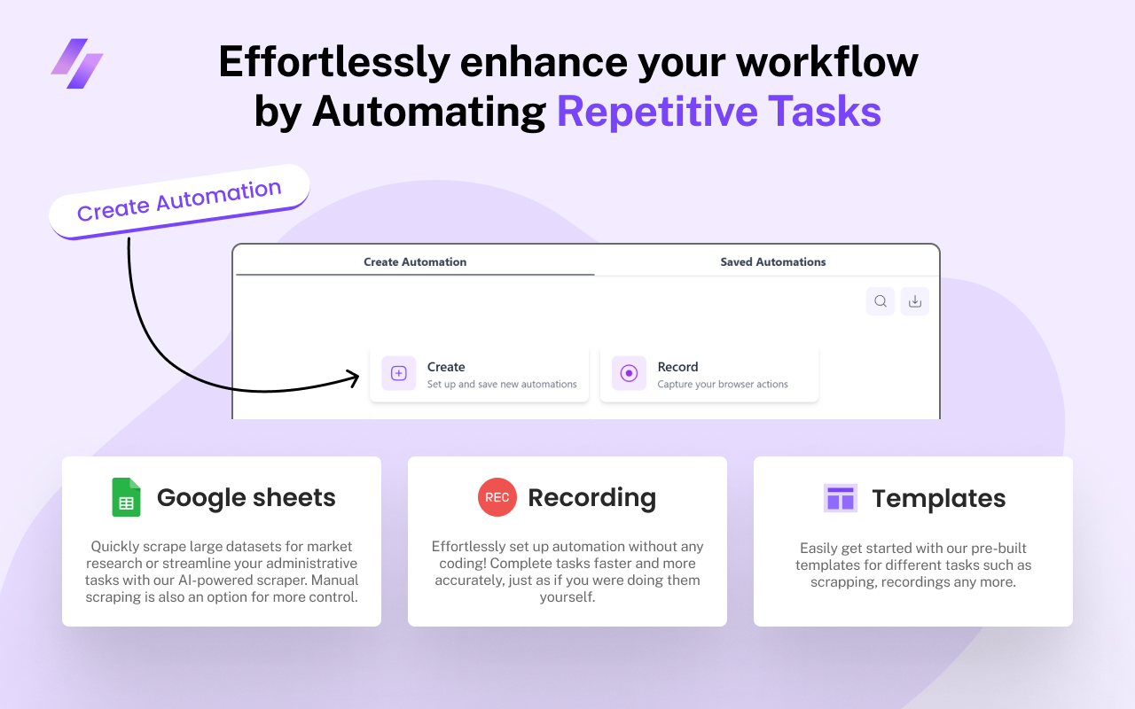 TaskLabs AI Browser Automation: Easiest Way to Automate Your Web Workflows chrome谷歌浏览器插件_扩展第4张截图