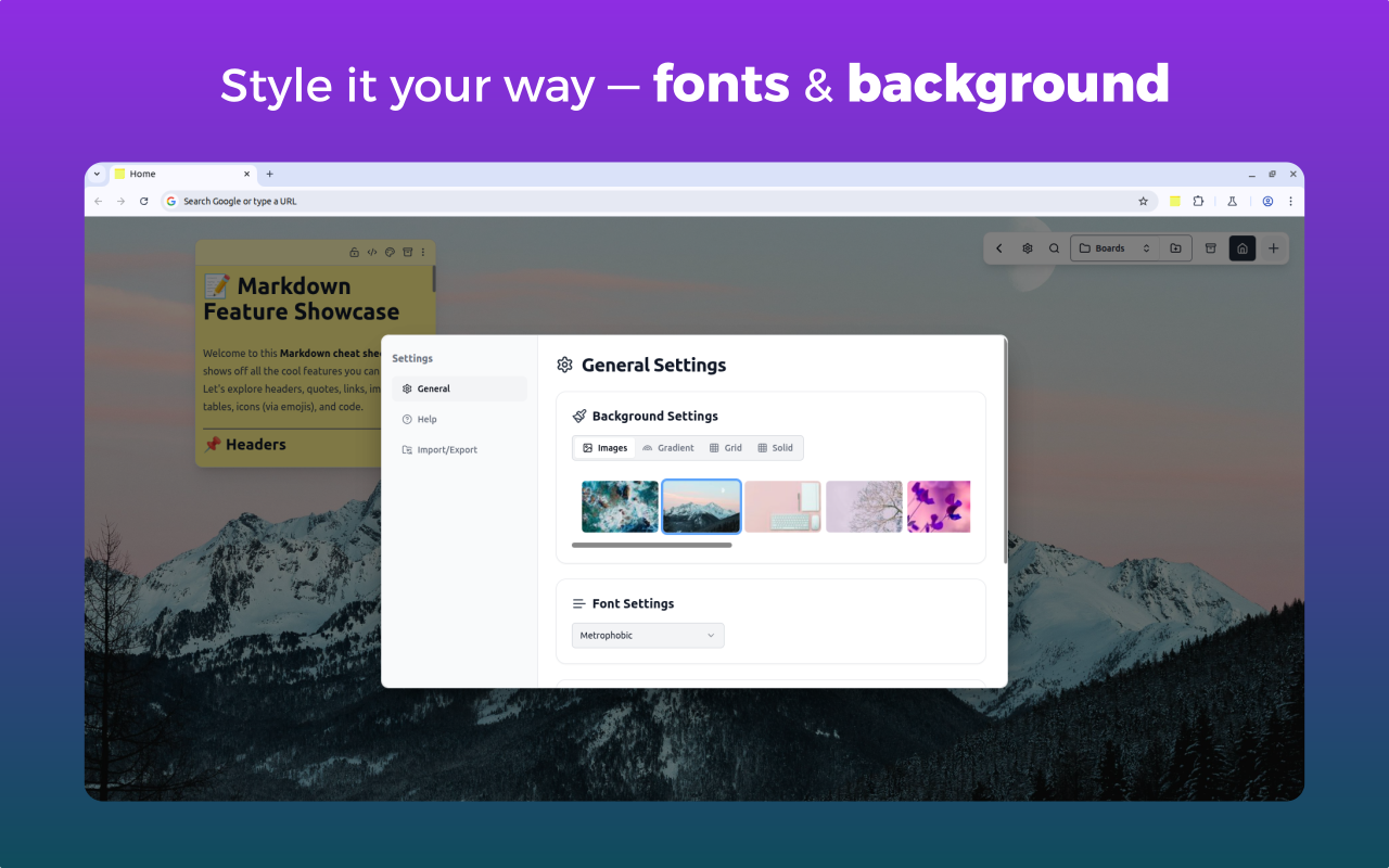 MemoTab - New Tab Notes chrome谷歌浏览器插件_扩展第4张截图