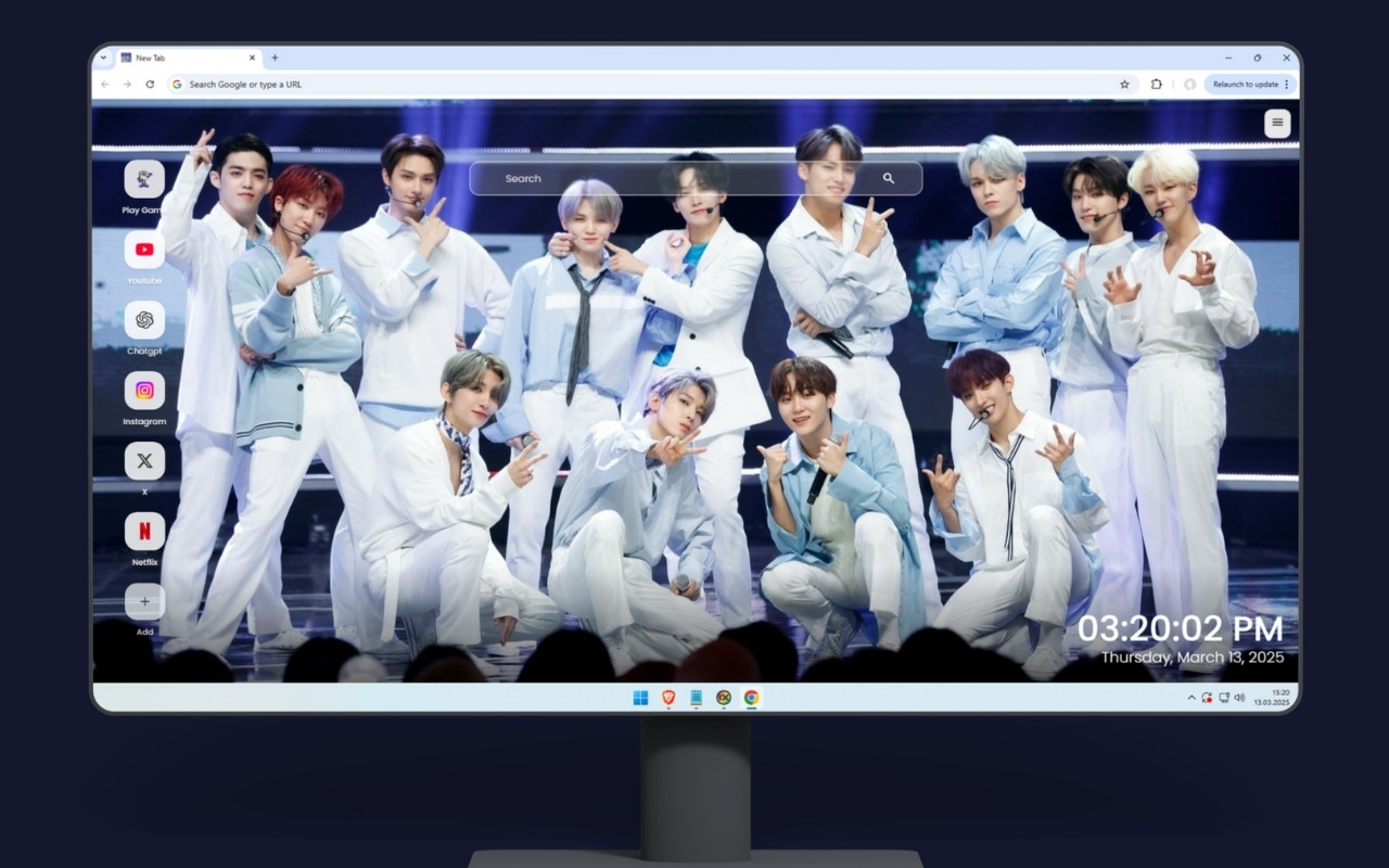 Seventeen Wallpaper chrome谷歌浏览器插件_扩展第2张截图