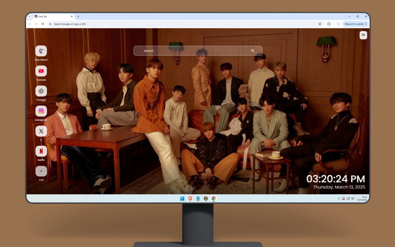 Seventeen Wallpaper chrome谷歌浏览器插件_扩展第4张截图
