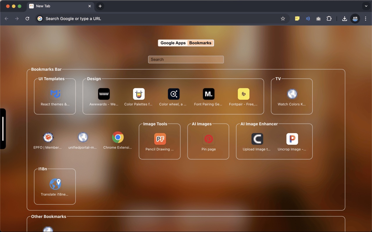 Mac New Tab chrome谷歌浏览器插件_扩展第3张截图