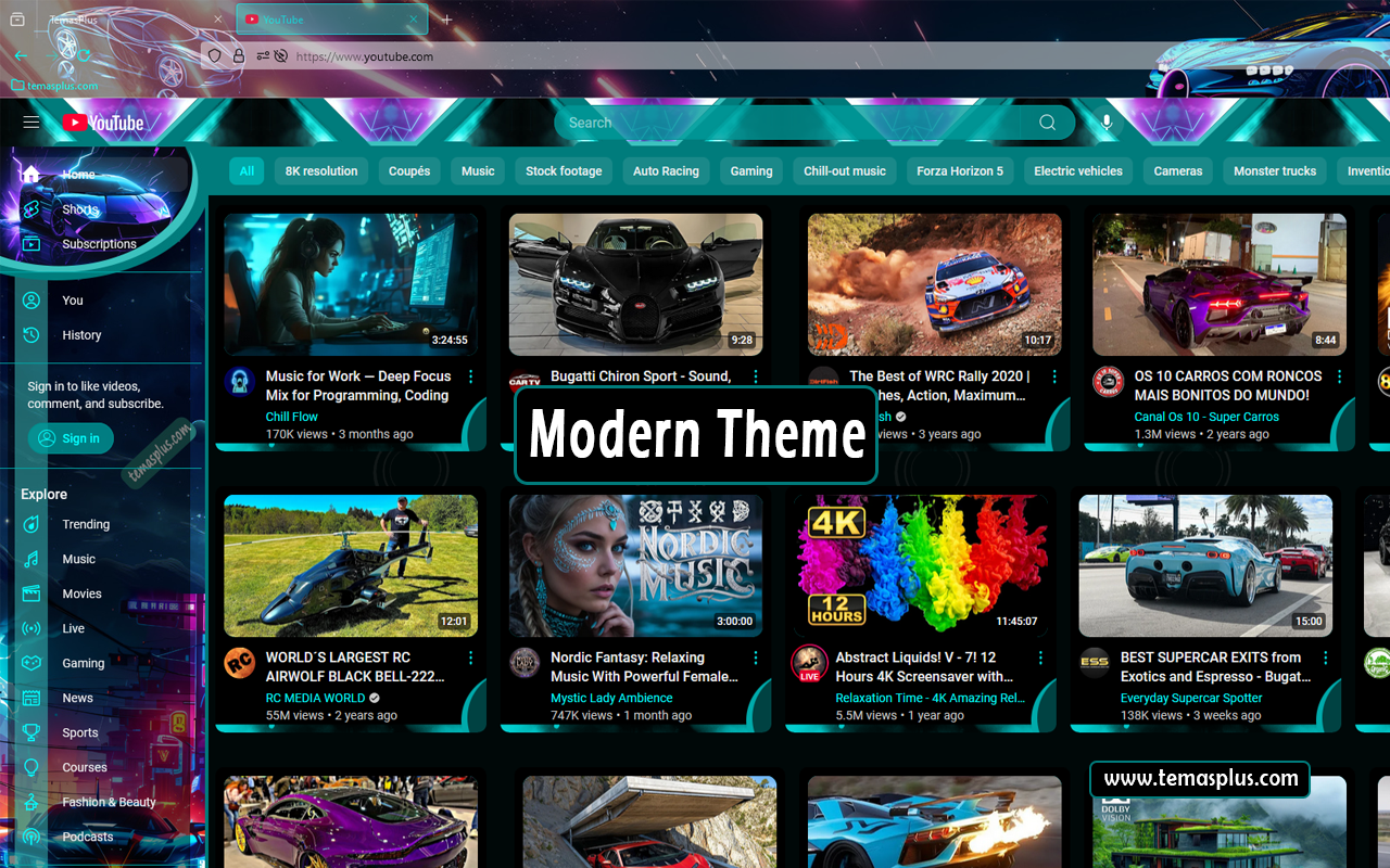 Youtube TemasPlus chrome谷歌浏览器插件_扩展第3张截图