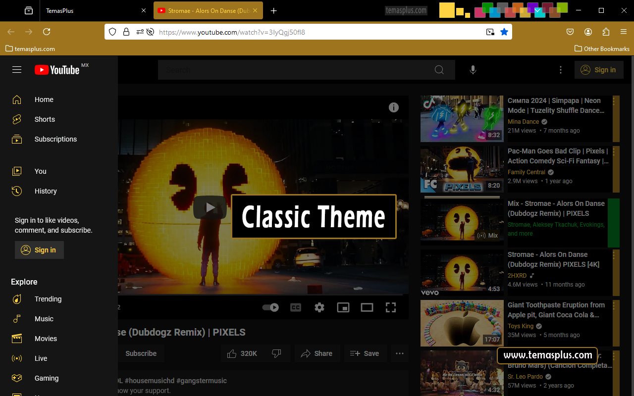 Youtube TemasPlus chrome谷歌浏览器插件_扩展第4张截图