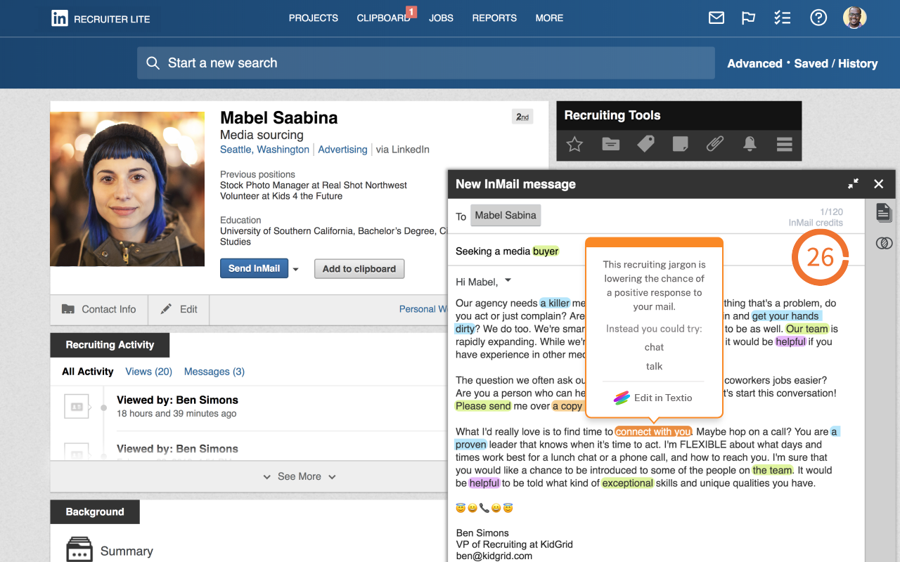Textio for Chrome chrome谷歌浏览器插件_扩展第3张截图