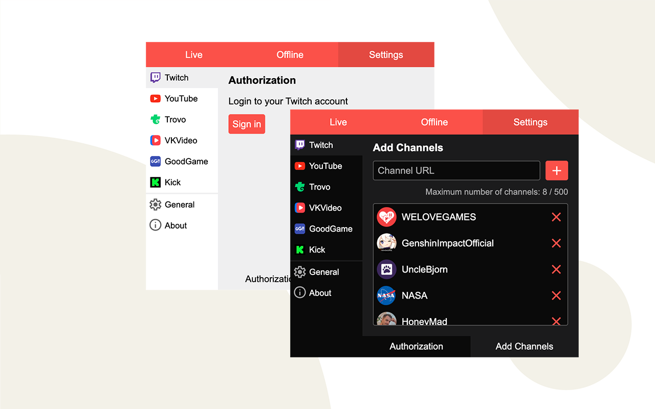 Stream Live — notifications for live streams chrome谷歌浏览器插件_扩展第3张截图