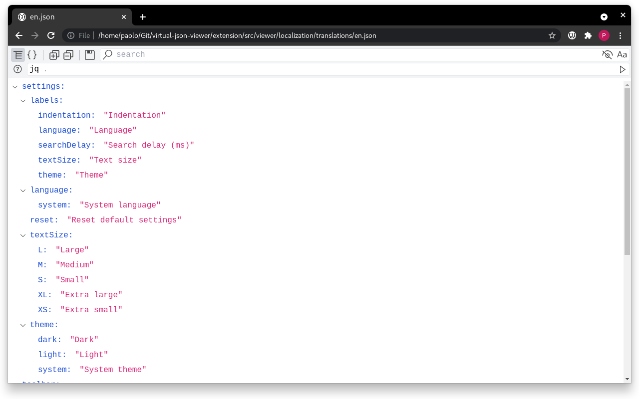 Virtual Json Viewer chrome谷歌浏览器插件_扩展第1张截图