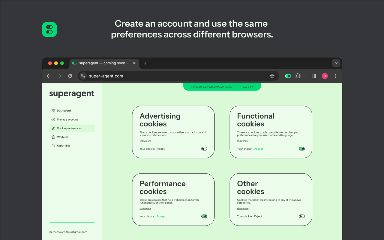 superagent - Automatic cookie consent chrome谷歌浏览器插件_扩展第1张截图