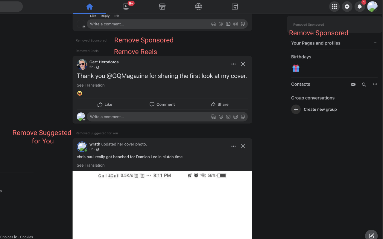 ESUIT | AD Blocker for Facebook™ chrome谷歌浏览器插件_扩展第1张截图