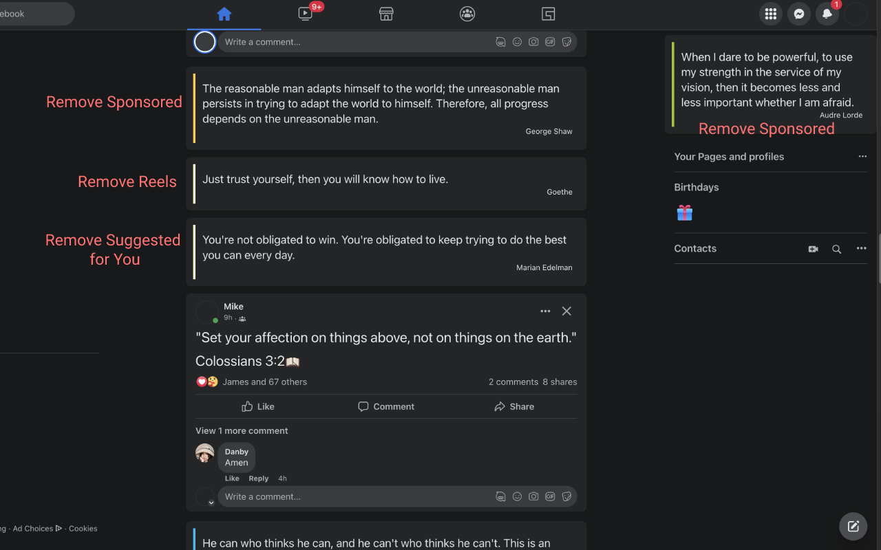 ESUIT | AD Blocker for Facebook™ chrome谷歌浏览器插件_扩展第2张截图