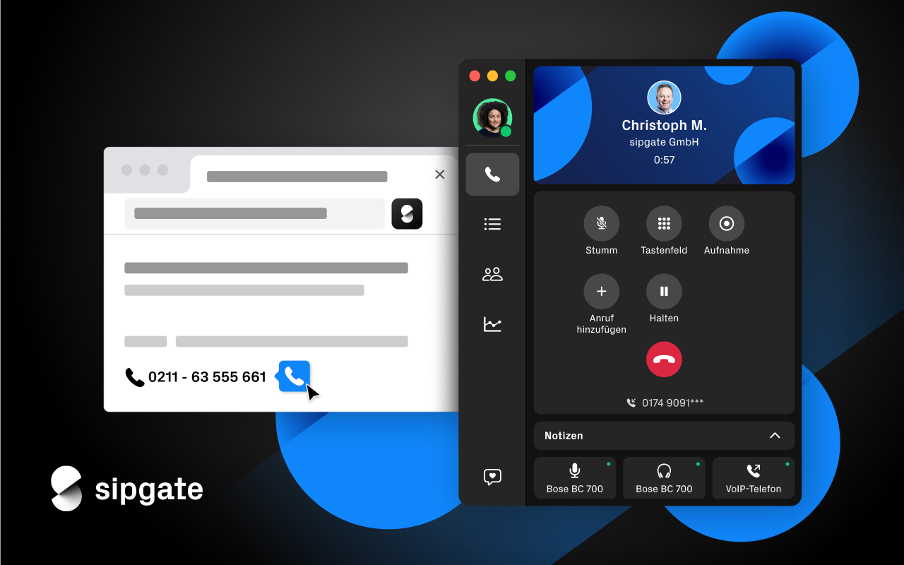 sipgate App Click2Dial chrome谷歌浏览器插件_扩展第1张截图