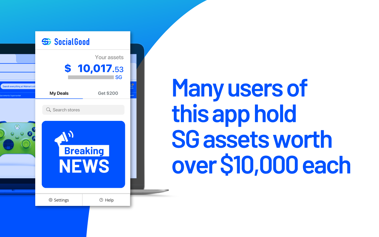 SocialGood: Get SG crypto free chrome谷歌浏览器插件_扩展第4张截图