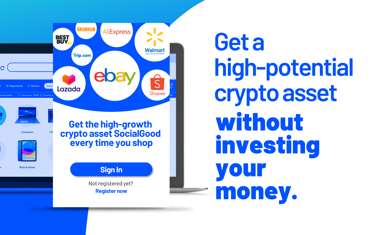 SocialGood: Get SG crypto free chrome谷歌浏览器插件_扩展第5张截图