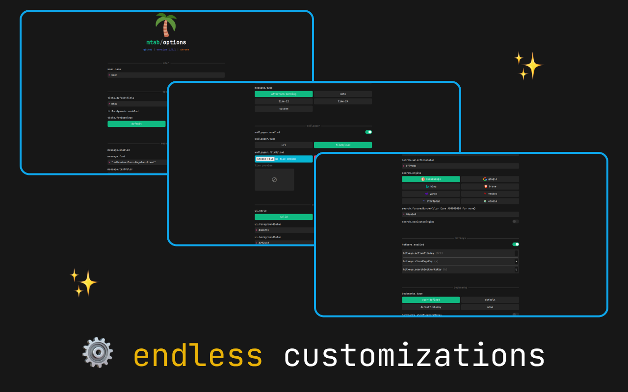 mtab chrome谷歌浏览器插件_扩展第4张截图