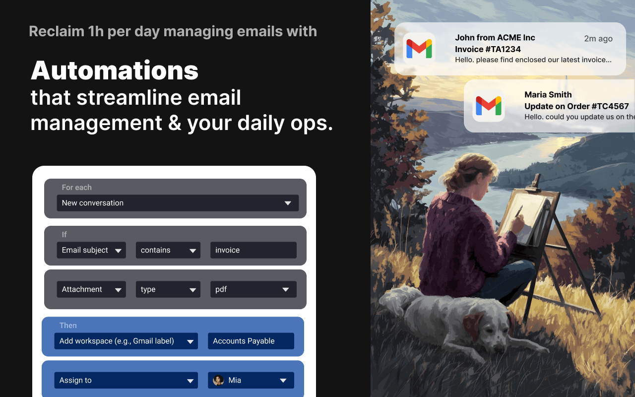Gmelius：适用于Gmail的共享收件箱和AI助手 chrome谷歌浏览器插件_扩展第3张截图