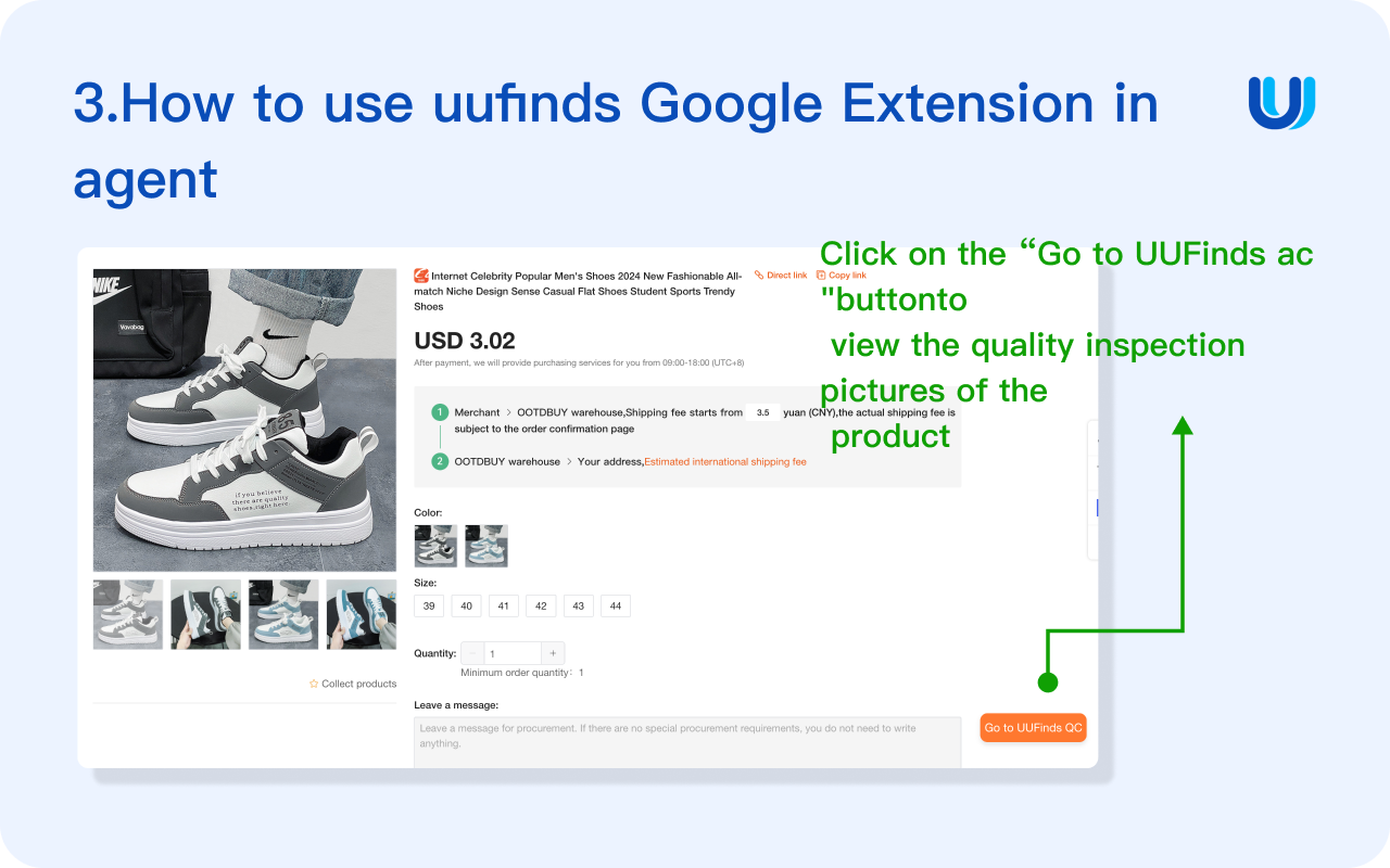 UUFinds-cnfans,mulebuy,acbuy,oopbuy,bbdbuy chrome谷歌浏览器插件_扩展第2张截图