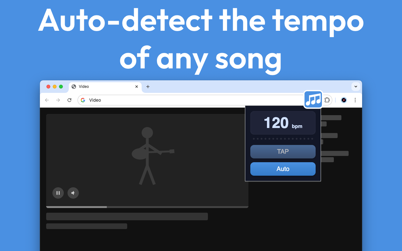 点击节拍 | BPM Finder chrome谷歌浏览器插件_扩展第1张截图