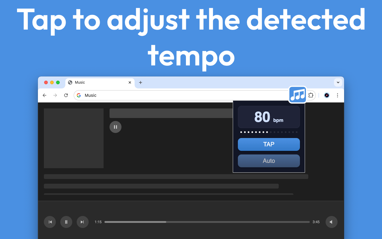 点击节拍 | BPM Finder chrome谷歌浏览器插件_扩展第2张截图
