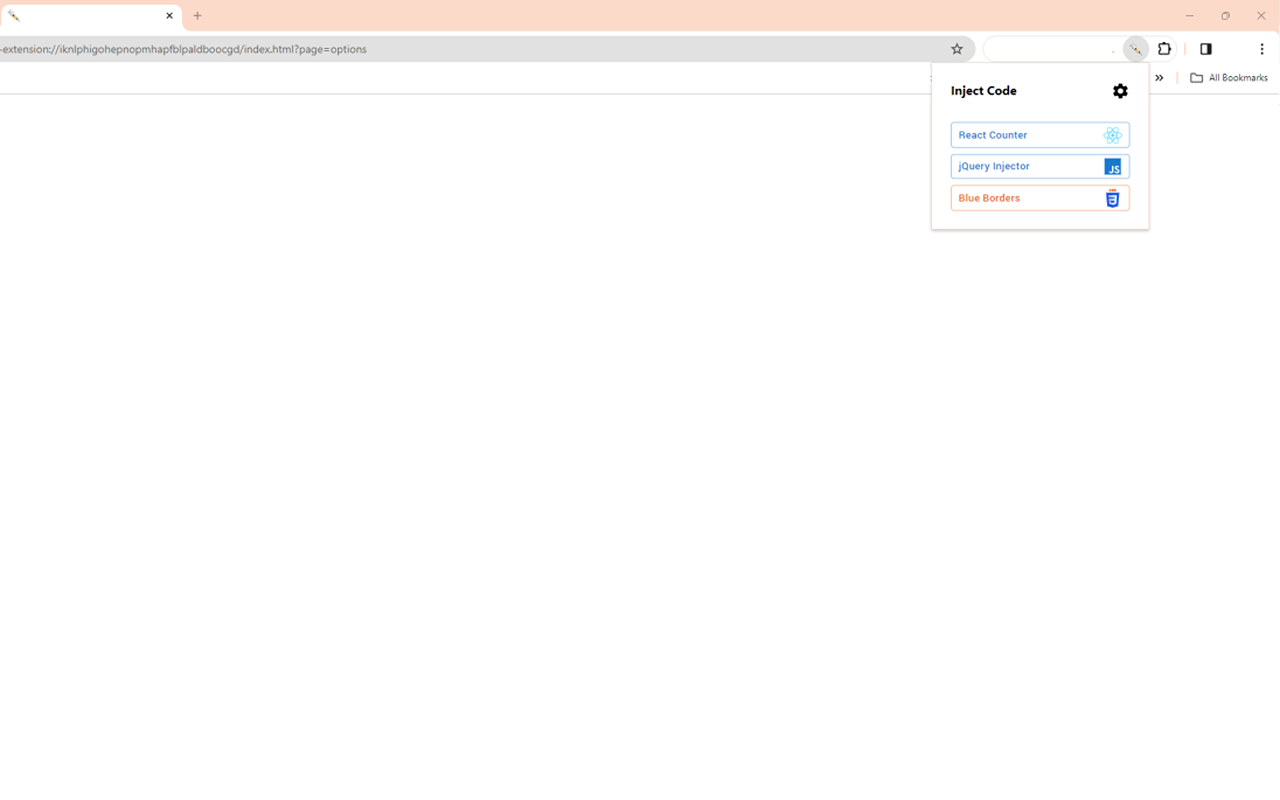 Inject Code chrome谷歌浏览器插件_扩展第2张截图
